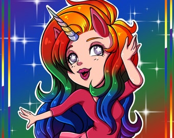 Chibi Unicorn Etsy