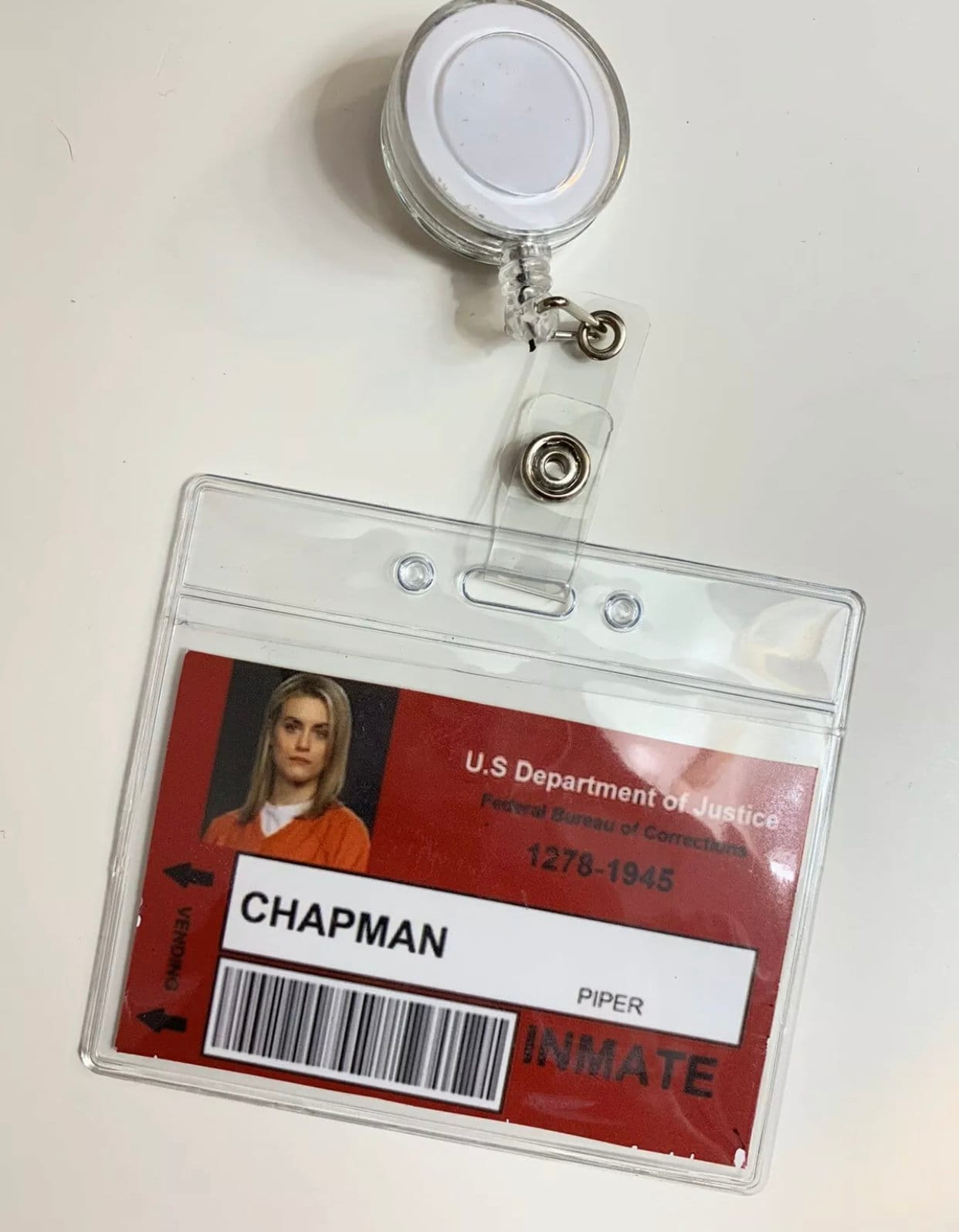 Orange is the New Black Costume Id Tag Badge Cosplay Alex Vause Piper ...