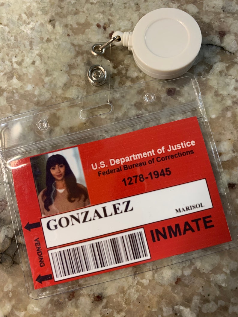 Orange is the New Black Costume Id Tag Badge Cosplay Alex Vause Piper ...