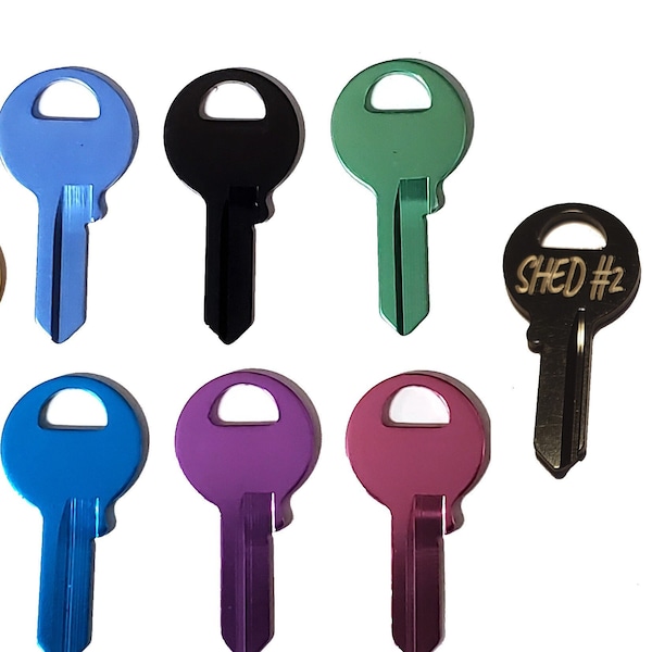 M1 Master Padlock Key Blank Custom Personalized Key