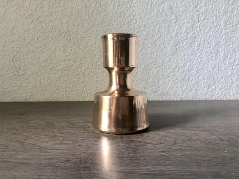 Vintage Dansk Jens H. Quistgaard Rose Gold Candle Holders image 1