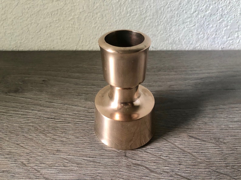 Vintage Dansk Jens H. Quistgaard Rose Gold Candle Holders image 2