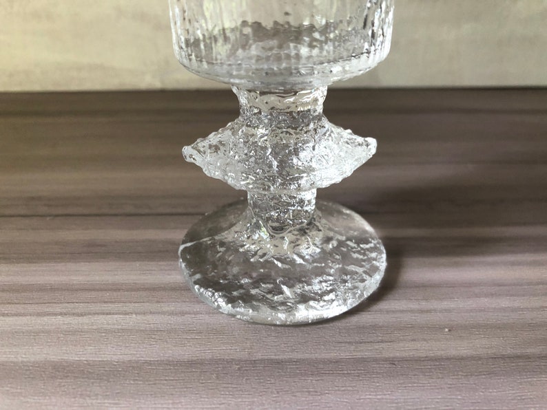 Vintage Senaattori Cordial / Liqueur glass Timo Sarpaneva Iittala Finland glass vintage collectible glass mcm glass flutes holiday glassware image 3