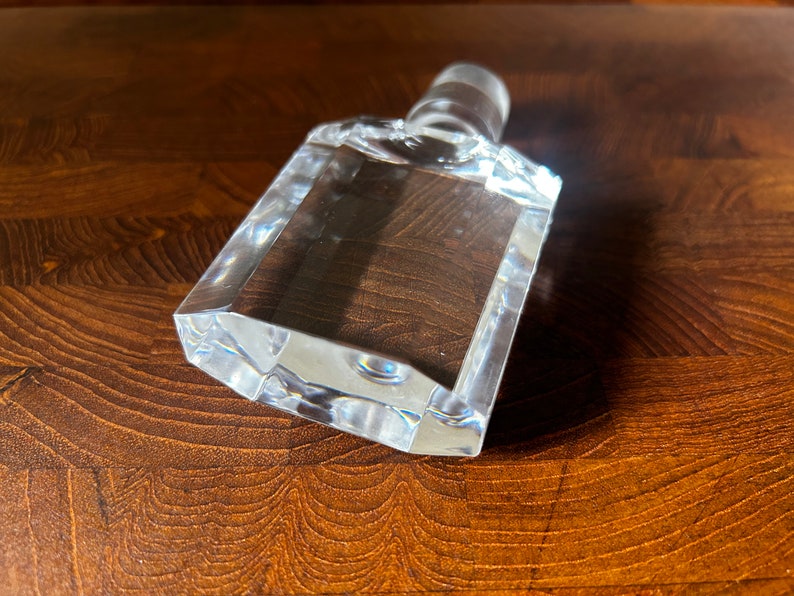 Mid Century Orrefors Crystal Decanter Stopper by Edward Hald , Scandinavian Art Glass image 6