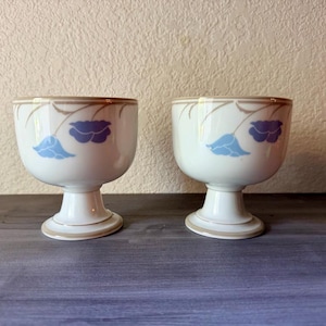 Vintage set of two Dansk International Tivoli Belles Fleurs Sherbet/Goblets, Dansk Tivoli Belles Fleurs BT, Goblet or Footed Sherbert Dish