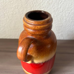 Scheurich vase 413-20 retro vintage west germany pottery, Vintage West German Pottery, German Art Pottery image 3