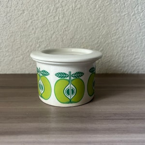 Vintage Arabia Finland Apple Jam Pot Jar Pomona 1960&#39;s Raija Uosikkinen