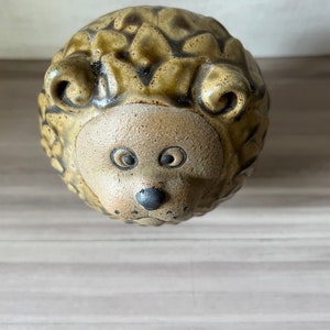 Vintage Pottery Lion Figurine by Toscany Made in Japan image 4