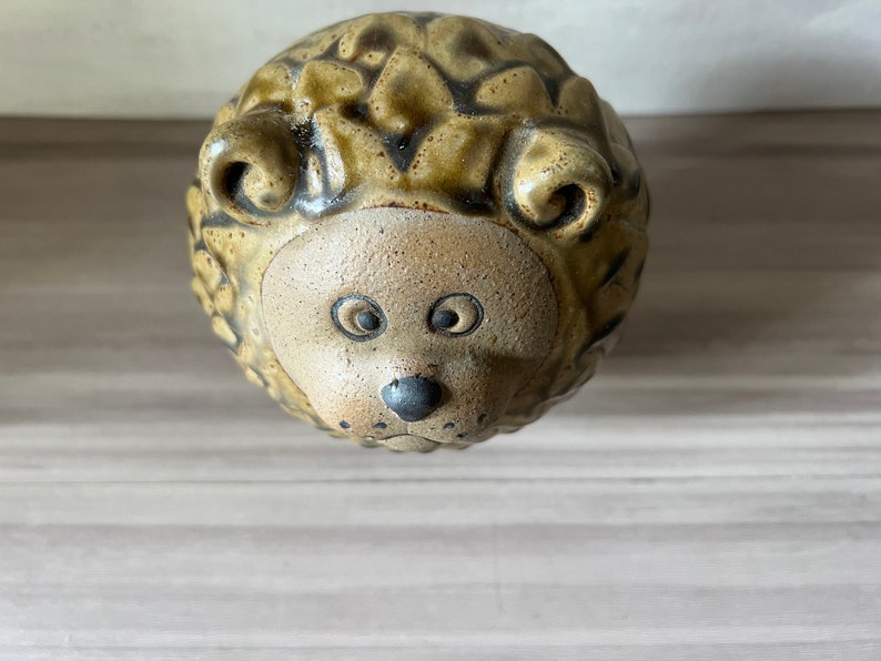 Vintage Pottery Lion Figurine by Toscany Made in Japan image 4