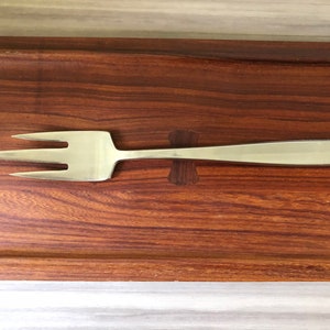 Vintage Gense 18-8 Sweden FACETTE Small Steak Carving Fork