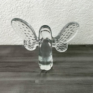 Vintage Mid-Century Kosta Boda Swedish Art Glass Angel by Bertil Vallien, Scandinavian Art Glass Angel, Kosta Boda Angel, Art Glass Angel
