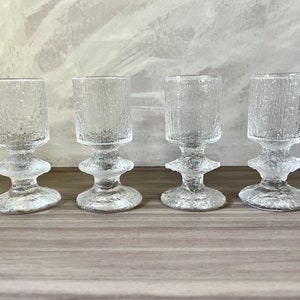 Vintage Senaattori Cordial / Liqueur glass Timo Sarpaneva Iittala Finland glass vintage collectible glass mcm glass flutes holiday glassware image 1