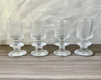 Vintage Senaattori Cordial / Liqueur glass Timo Sarpaneva Iittala Finland glass vintage collectible glass mcm glass flutes holiday glassware