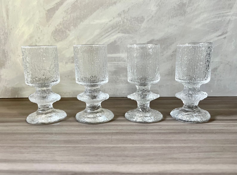 Vintage Senaattori Cordial / Liqueur glass Timo Sarpaneva Iittala Finland glass vintage collectible glass mcm glass flutes holiday glassware image 1