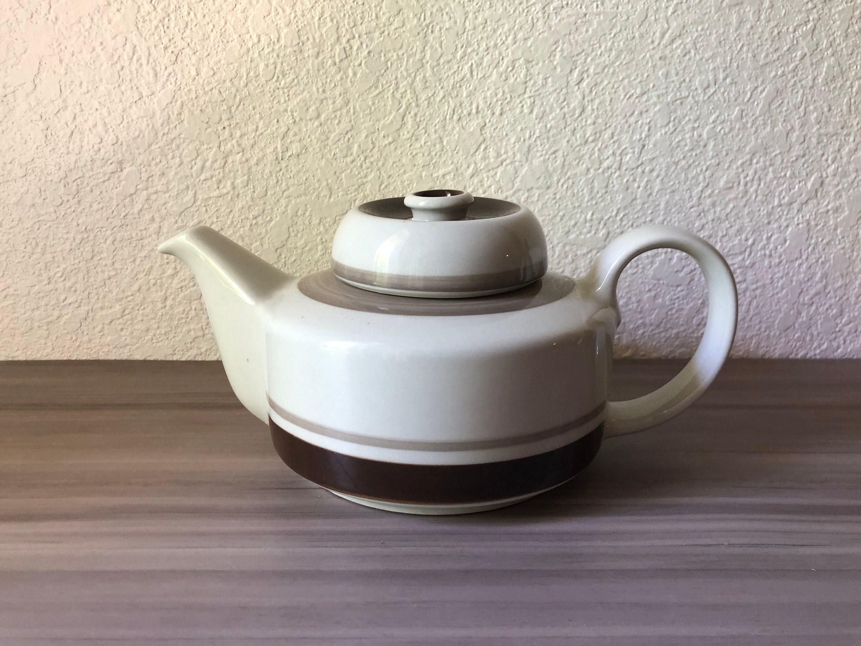 ARABIA - Arabia Ruijaティーポット Vintage Arabia Finland Pottery Lidded Teapot With Infuser