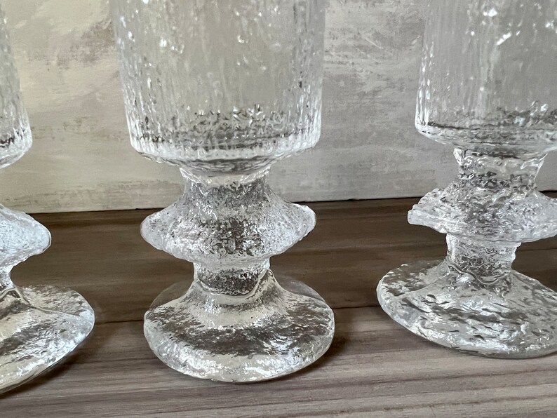 Vintage Senaattori Cordial / Liqueur glass Timo Sarpaneva Iittala Finland glass vintage collectible glass mcm glass flutes holiday glassware image 4