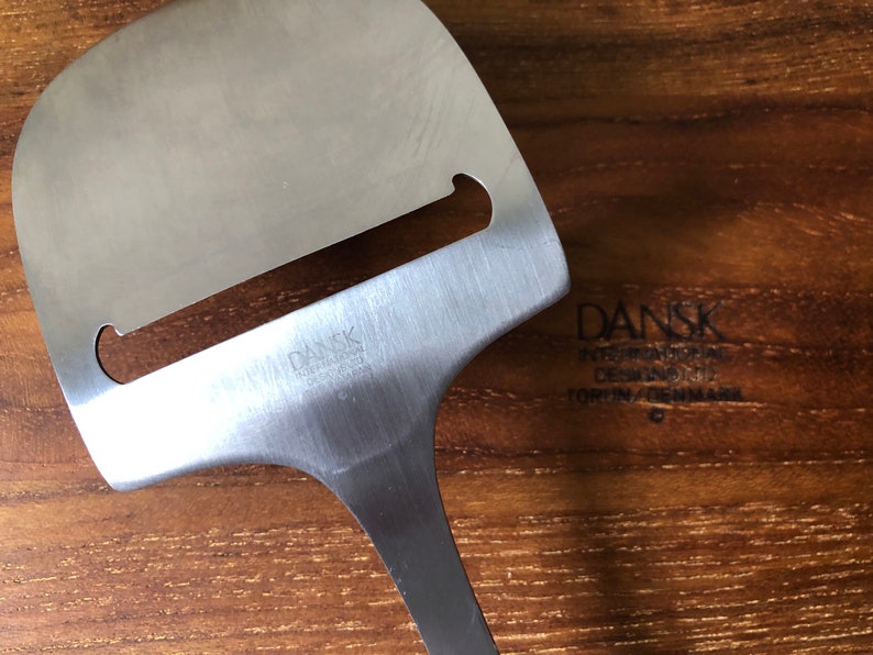 Vintage Dansk Torun Teak Cutting Board & Knife, Danish teak image 7