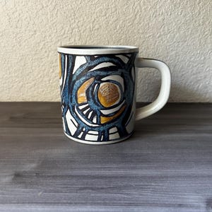 Vintage Royal Copenhagen Annual Large Mug 1973, Large Mug, Designed by Gerd Hiort Petersene, Danish design, Birth Year Present, Fajance