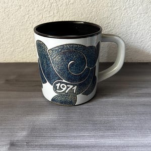 Vintage Royal Copenhagen Annual Large Mug 1971, Large Mug, Designed by Hans Andersen, Danish design, Birth Year Present, Fajance
