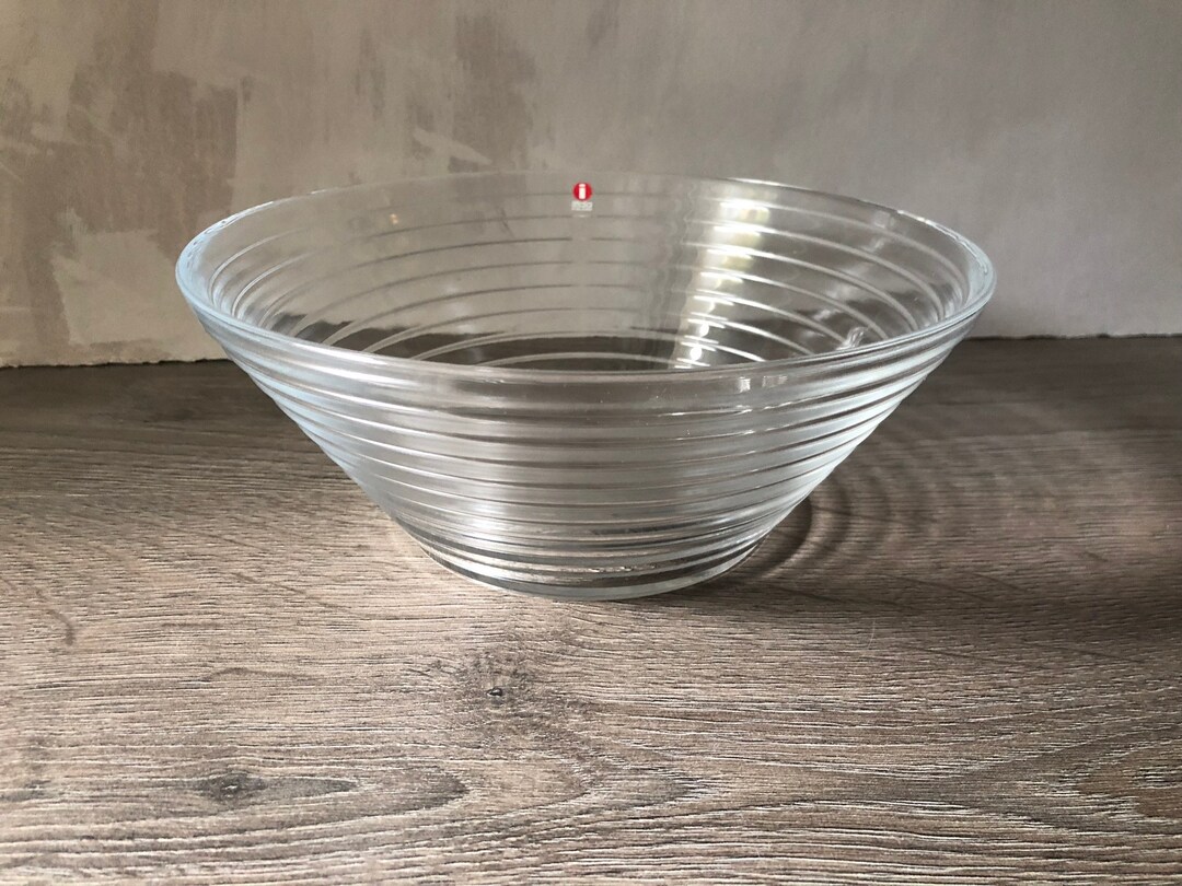 Vintage Iittala Aino Aalto Glass Salad Bowl Iittala Glass Etsy