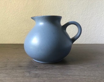 Vintage Dansk Mesa Sky Blue Pitcher, Modern Southwestern Tableware Made