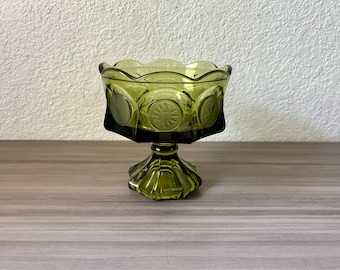 Vintage Fostoria Coin Glass Wedding Box Dish Bowl