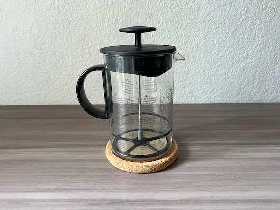 Vintage Bodum Latteo Jug and Cork Mat Cappuccino, Bodum Latteo Milk Frother  