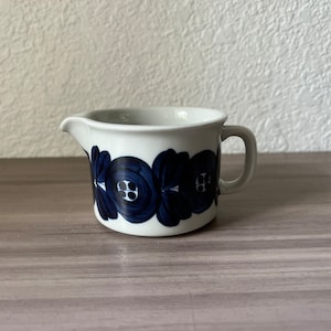 Vintage Arabia Finland Blue Anemone Creamer
