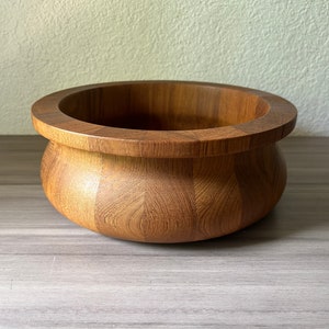 Vintage Dansk teak wood  bowl by Jens Quistgaard, Dansk International Designs LTD Denmark
