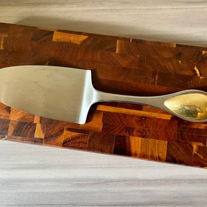 Vintage Dansk Torun Cake server, Mid Century Vivianna Torun Bulow-Hube for Dansk