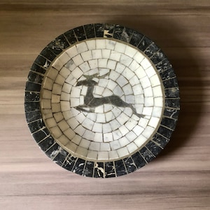 Vintage Heide Mosaic Denmark Decorative Plate Wall Decor, Vide Poche Dish
