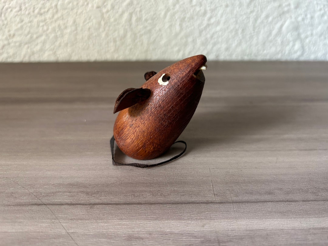 ヴィンテージ70sフロリダマウス2体セットアンティーク VINTAGE 70s ヴィンテージ*ヤマハ陶芸*フィギュリン スタンド