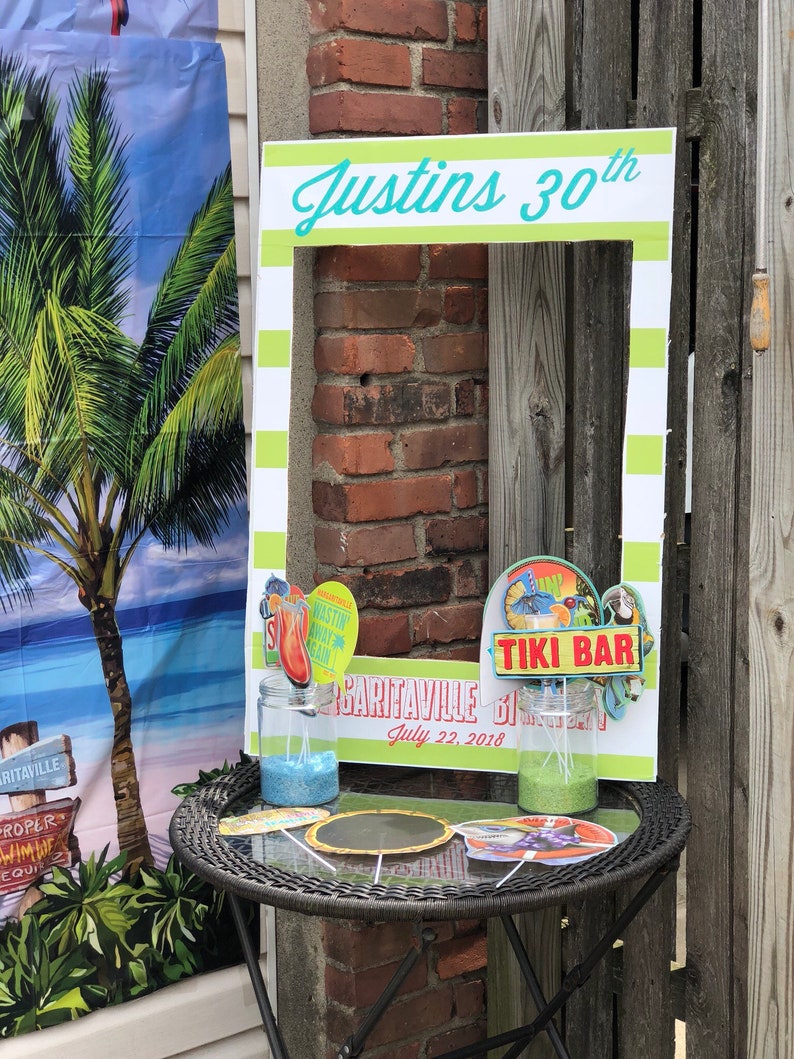 Margaritaville Themed Photo Frame Prop Etsy