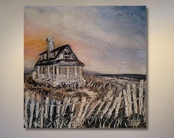 Gicleeprint Cottage Beach House Fine Art