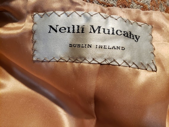 Vintage 1950-1960 Neilli Mulcahy rust and gray tw… - image 6