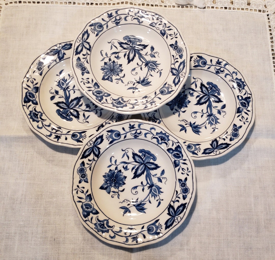 Midcentury Nikko Stoneware Harmony House Blue 4270 Set Etsy