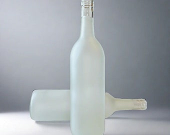 Wine Bottle 2-Pack Empty Frosted Wine Bottle Crafts Wine Bottle Decoration Wine Bottle Wedding Centerpiece Bottle Tree