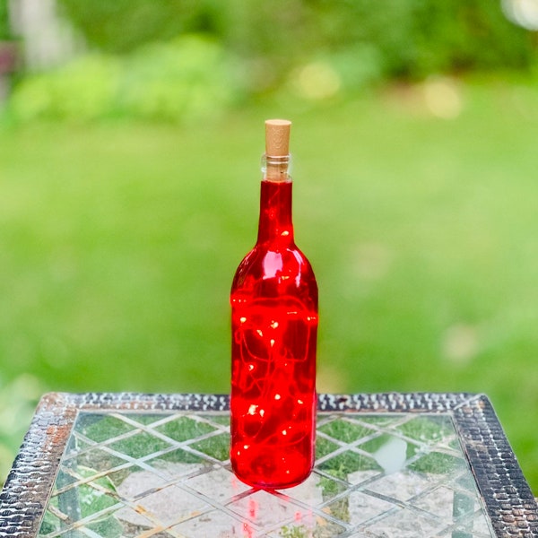 Wine Bottle Night Lights Etsy
