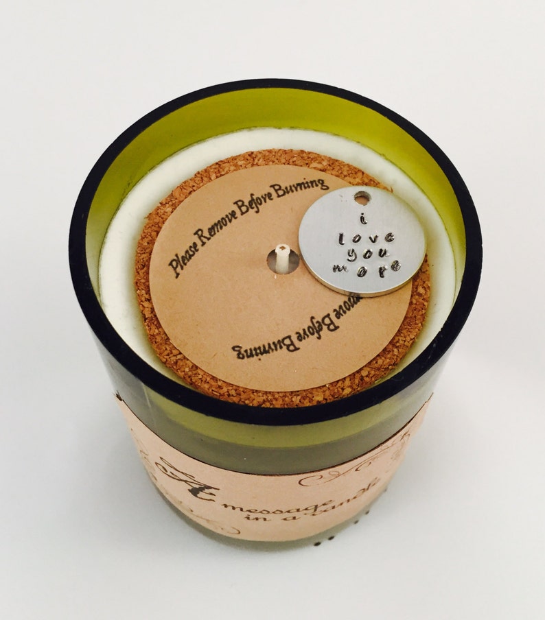 White Zinfandel Scent Wine Bottle Candle w/Customizable Etsy