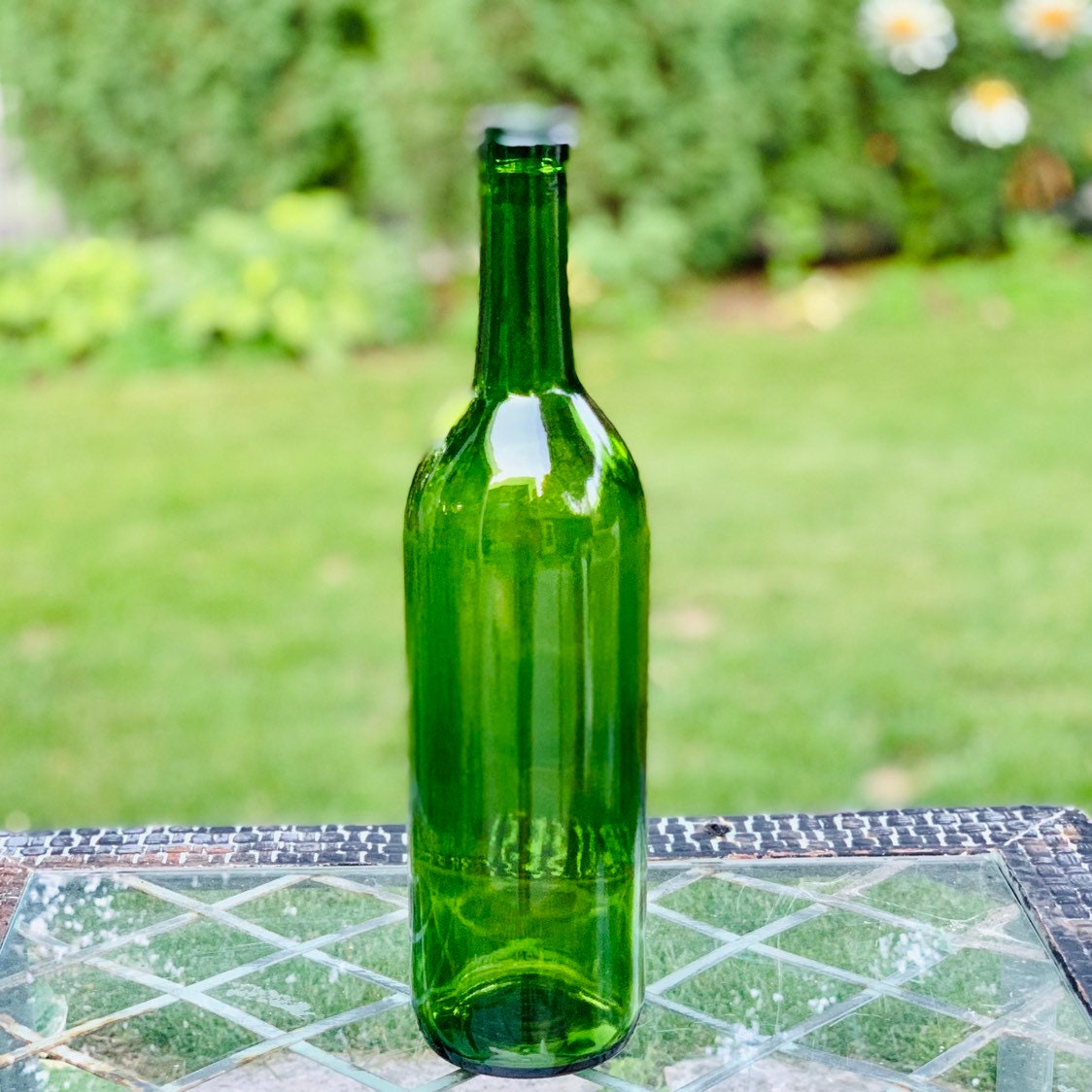 Empty Wine Bottle Green Green Wine Bottle Crafts and Décor Etsy