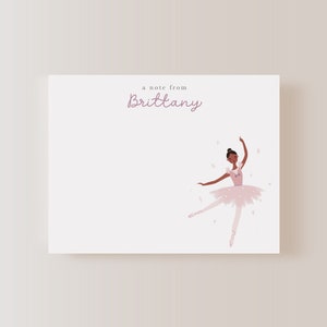 Tarjetas con bailarinas, papelería infantil personalizada, papelería infantil, tarjetas con bailarinas, papelería con bailarinas, tarjetas con bailarinas