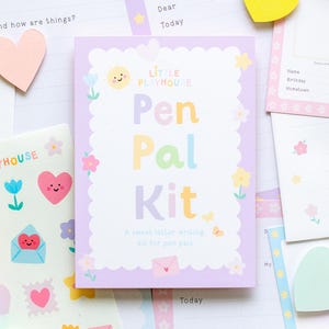 Cute Pen Pal Writing Kit for Kids, Letter Writing Stationery Set with Stickers | Sweet Stationery for Girls