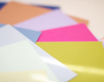 Colored Euro Flap Envelopes, A2 A7 Size, Stationery Add On