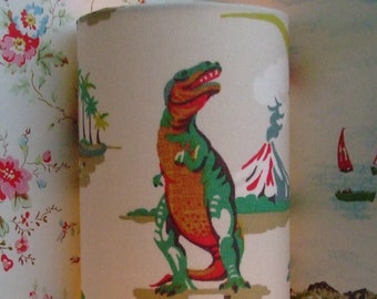 Cath Kidston- Tall Dinosaur handmade children's Night Light.