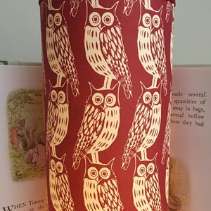 NEW Ollie The OWL- Handmade Tall Night Light
