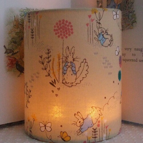 Beatrix Potter Peter Rabbit Handmade Nursery Night Light. - Etsy