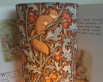 NEW Squirrel Dream in Hazel - Handmade Children Tall Night Light