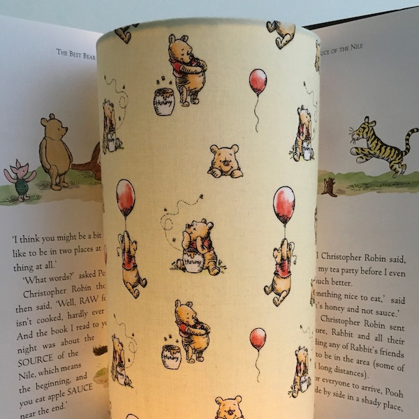 NEW Winnie The Pooh Honey Pot- Handmade  Nursery Tall  Night Light