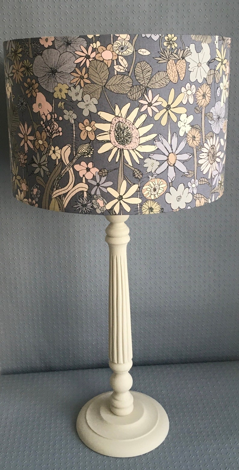 NEW Liberty SCILLY FLORA Handmade Lampshade 30cm Drum image 1