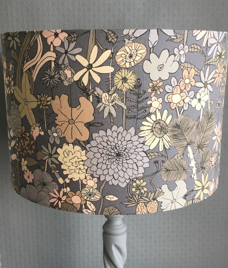 NEW Liberty SCILLY FLORA Handmade Lampshade 30cm Drum image 6
